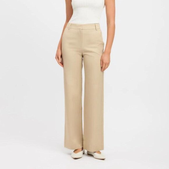 KOOKAÏ Women's Tan and Cream Trousers - Picture 1 of 1